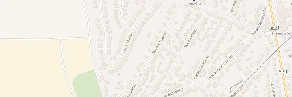 Plan du 18 Rue des Fauvettes à Puiseux-en-France
