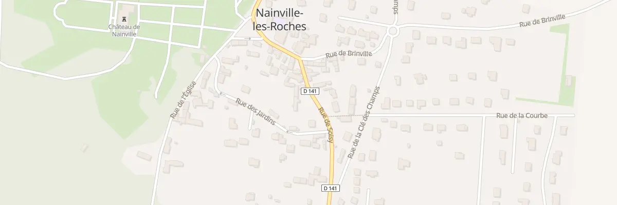 Plan du 14 Rue de Soisy à Nainville-les-Roches