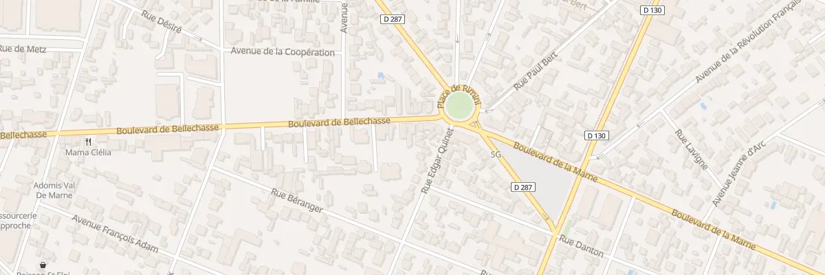 Plan du 98 Bd de Bellechasse à Saint-Maur-des-Fossés