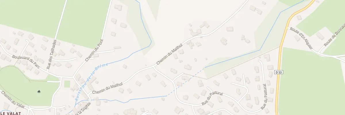 Plan du 11 Che du Maillol à Saint-Amans-Valtoret