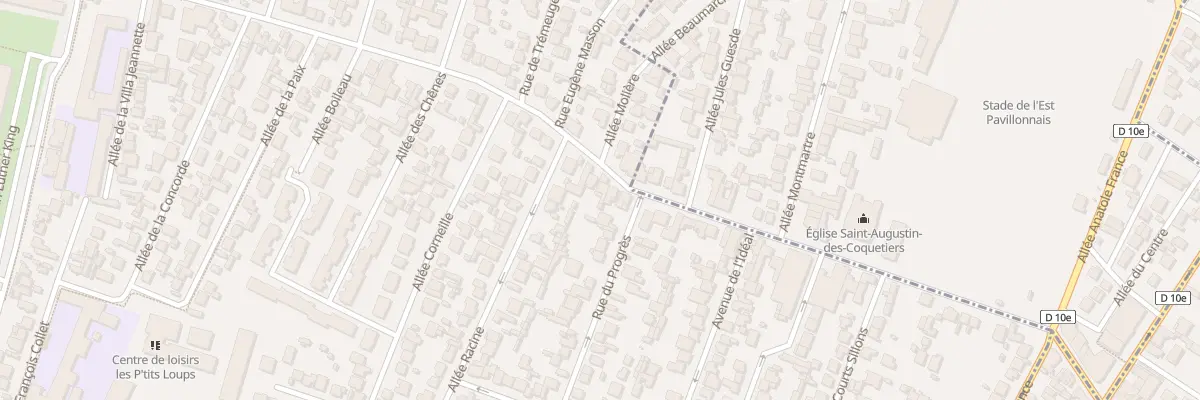 Plan du 194 Rue Louis Auguste Blanqui à Bondy