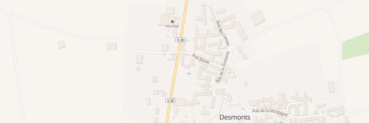 Plan du 9 Rte de Fontainebleau à Desmonts