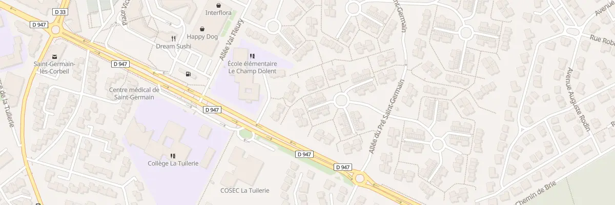 Plan du 33 Sq Remy Belleau à Saint-Germain-lès-Corbeil