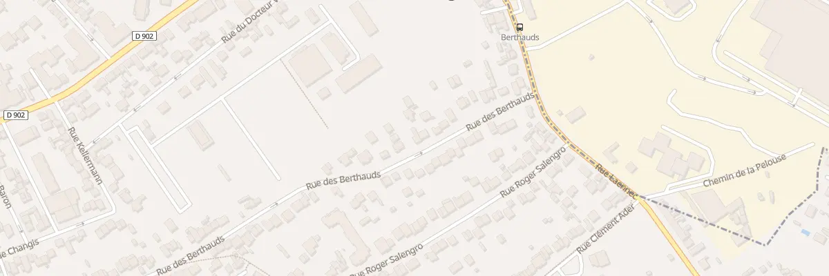 Plan du 153 Rue des Berthauds à Rosny-sous-Bois