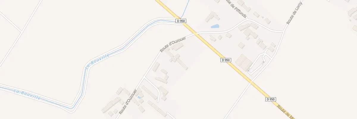 Plan du 7 Rte d’Ouzouer à Mézières-en-Gâtinais