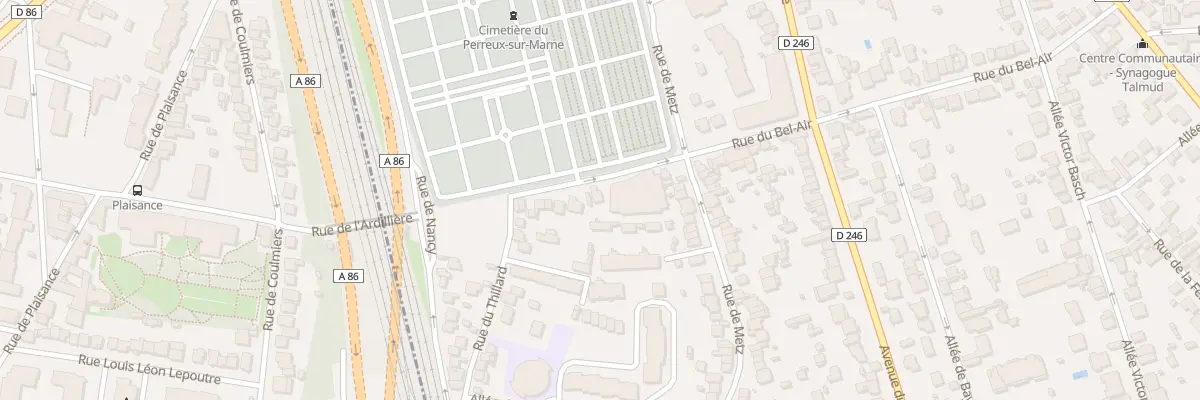 Plan du 29 Rue du Bel-Air au Perreux-sur-Marne