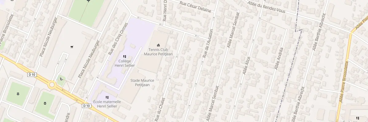 Plan du 34 Rue du Chalet à Bondy