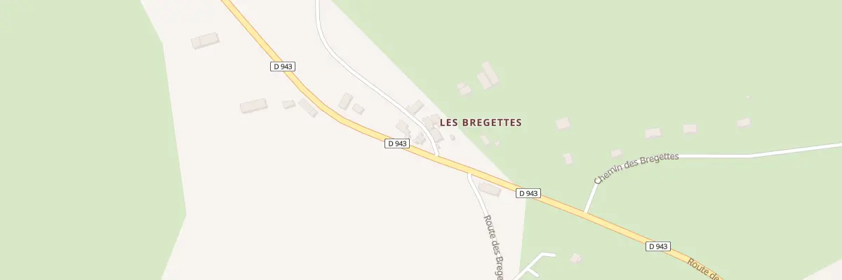 Plan du 41 Rte des Bregettes à La Chapelaude
