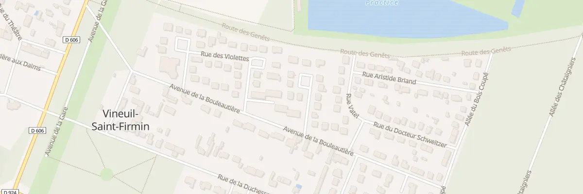 Plan du 24 Rue de la Remise des Lilas à Vineuil-Saint-Firmin