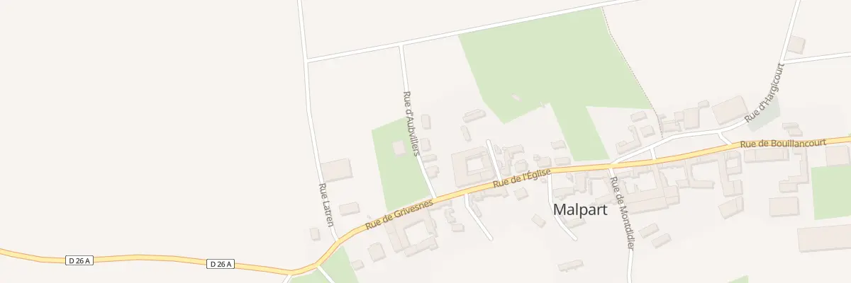Plan du 5 Rue d’Aubvillers à Malpart