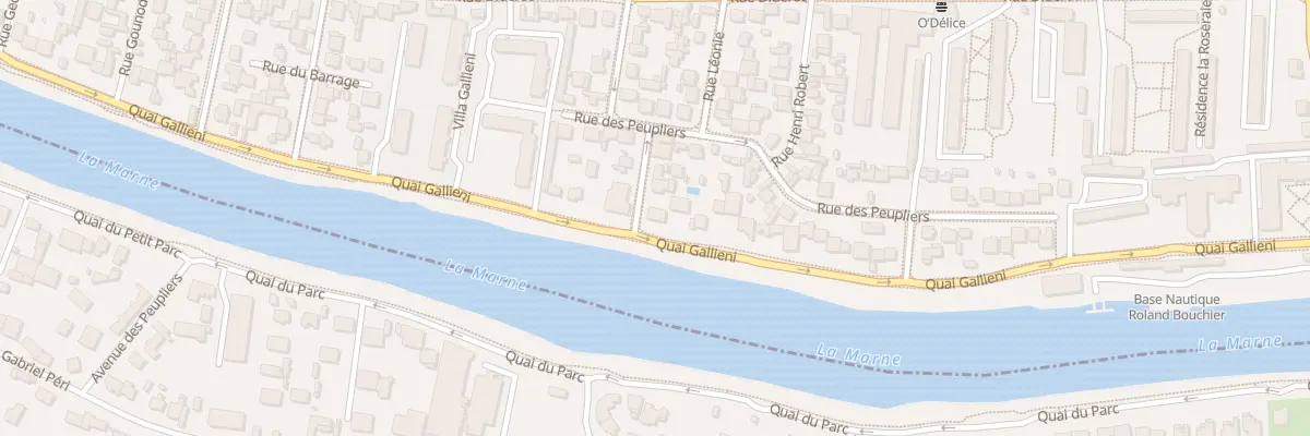Plan du 161 Quai Galliéni à Champigny-sur-Marne