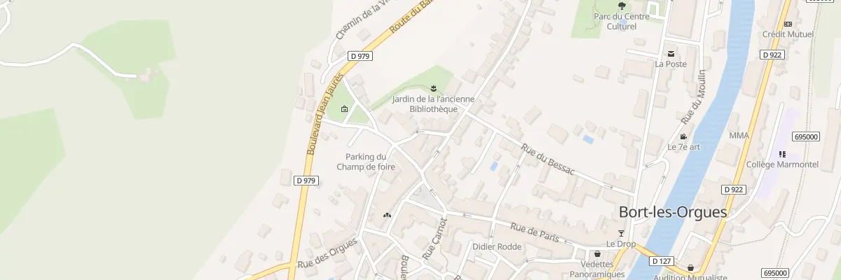 Plan du 150 Bd de la Convention à Bort-les-Orgues