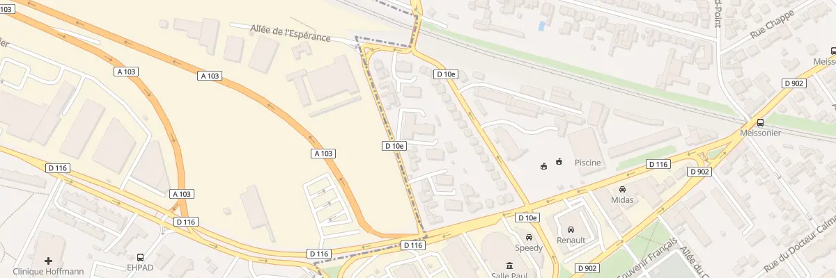 Plan du 8 All de l’Esperance à Villemomble