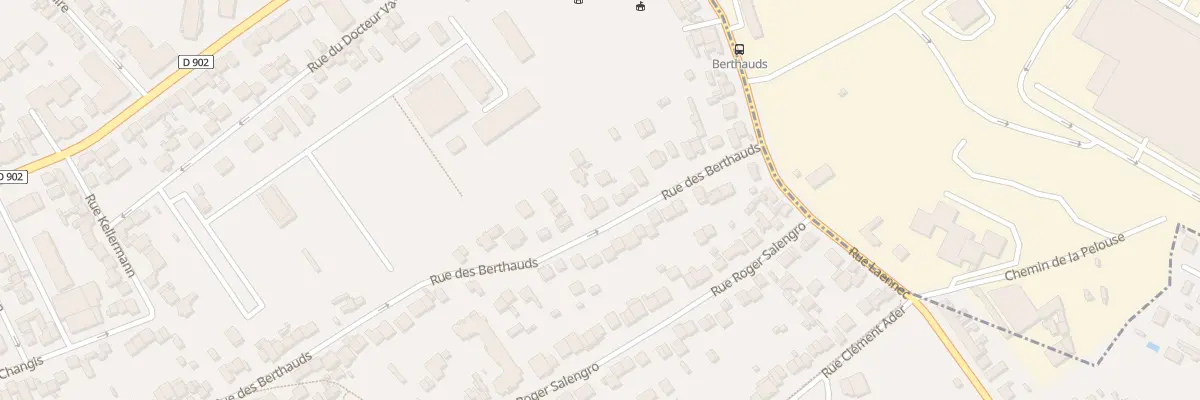 Plan du 155 Rue des Berthauds à Rosny-sous-Bois