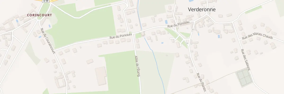 Plan du 3 All de l’Etang à Verderonne