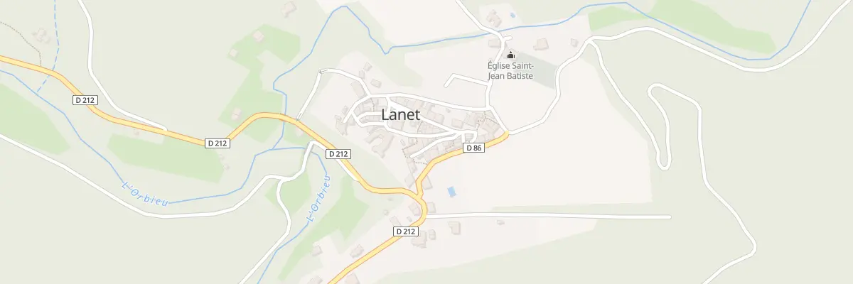 Plan du 7 Rue du Château à Lanet