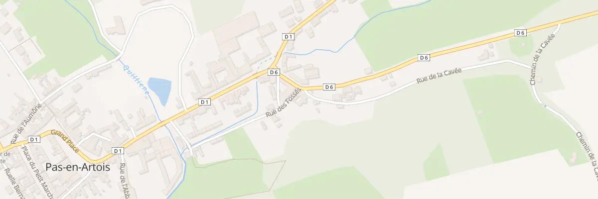 Plan du 4 Rue d’Henu à Pas-en-Artois