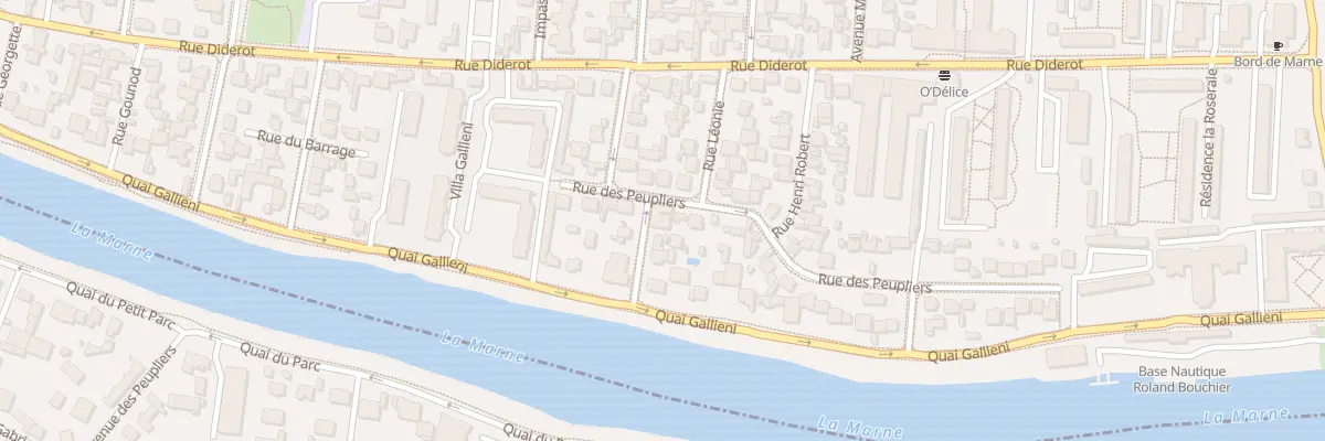 Plan du 10 Rue des Peupliers à Champigny-sur-Marne