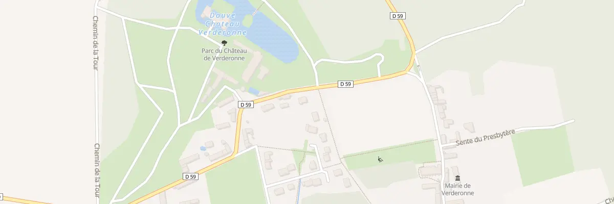 Plan du 8 Rue du Chateau à Verderonne