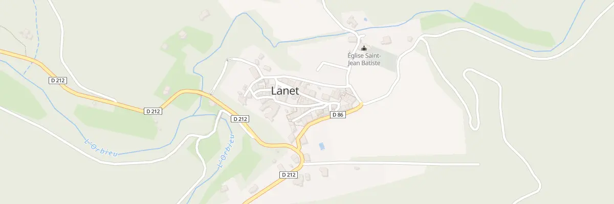 Plan du 4 Rue du Château à Lanet