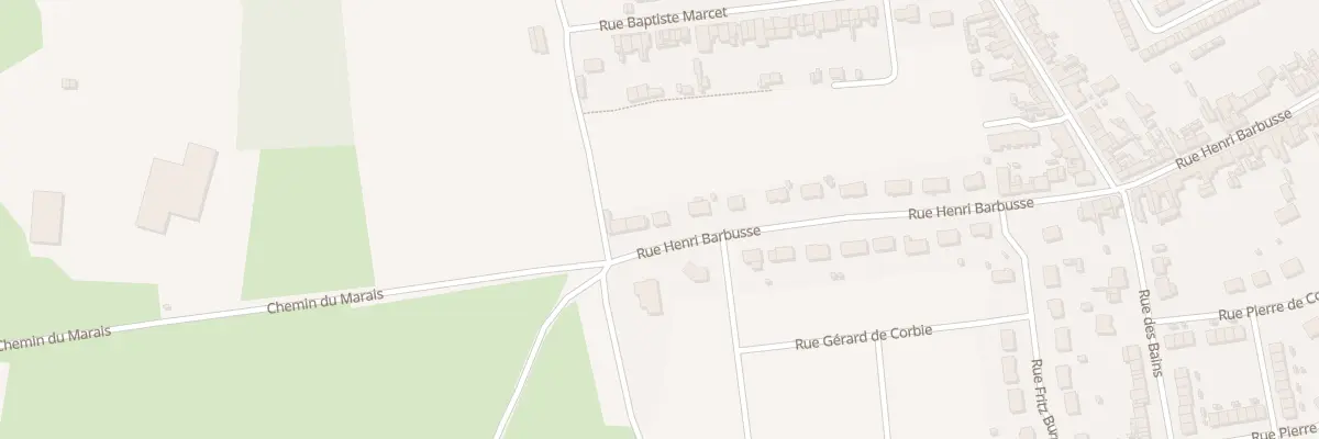 Plan du 96 Rue Henri Barbusse à Corbie