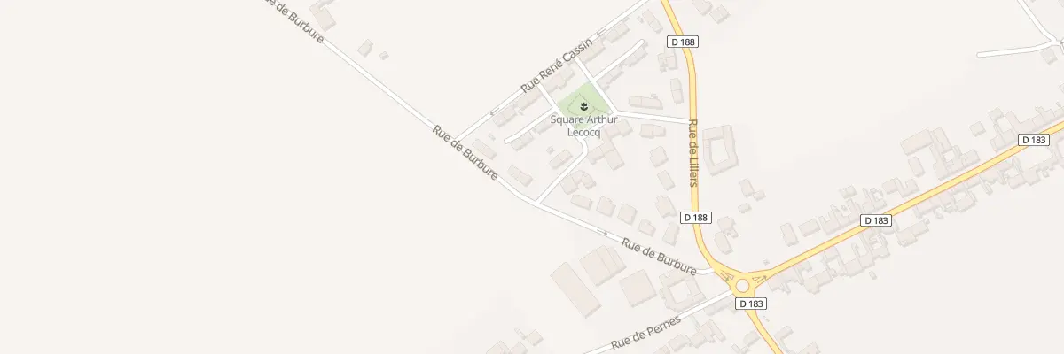 Plan du 16 Rue de Burbure à Allouagne