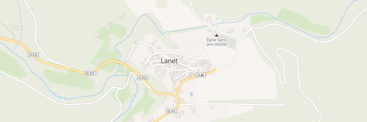 Plan du 5 Rue de la Mairie à Lanet