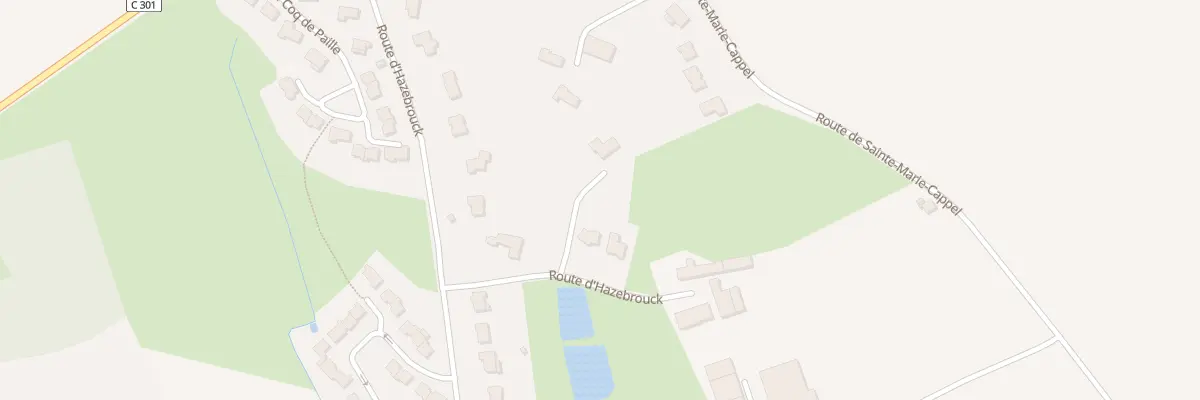 Plan du 1515 Rte d’Hazebrouck à Cassel