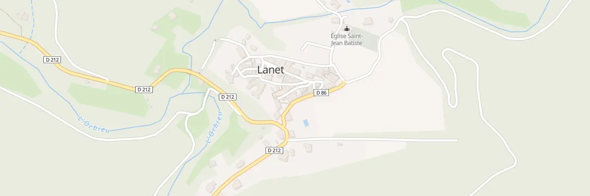 Plan du 4 Pas des Fleurs à Lanet