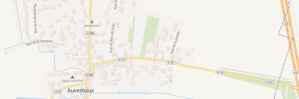 Plan du 13 Rue de Melun à Auvernaux