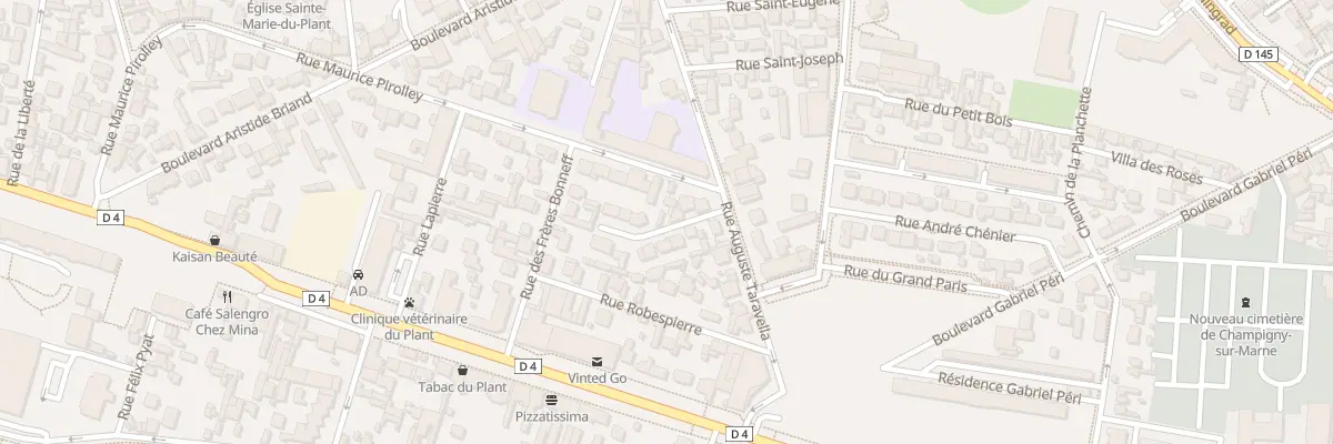 Plan du 8 Imp Brade Lethuaire à Champigny-sur-Marne