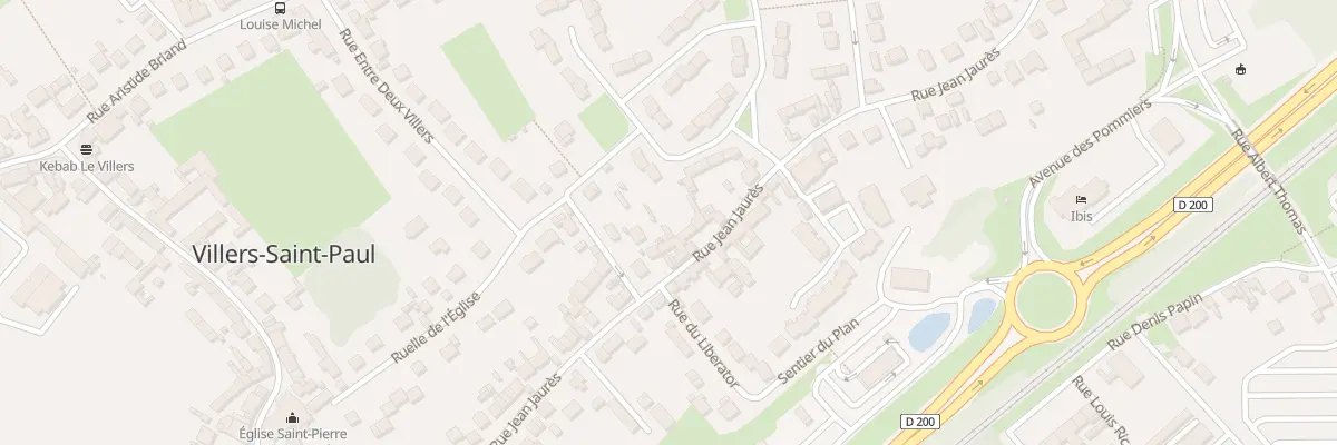 Plan du 55B Rue Jean Jaurès à Villers-Saint-Paul