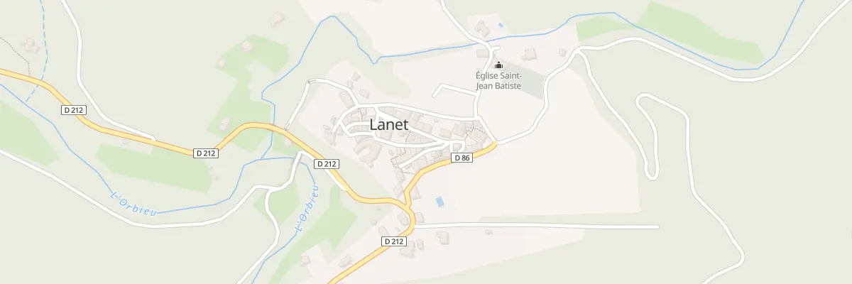 Plan du 2 Rue du Château à Lanet