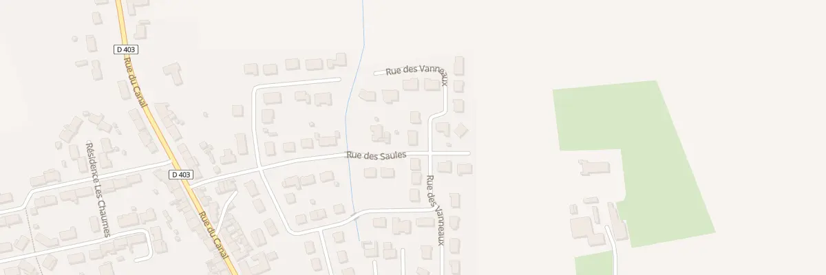 Plan du 207 Rue des Vanneaux à Warhem