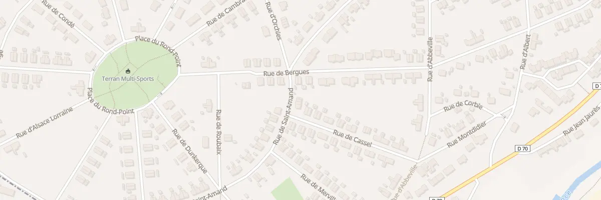 Plan du 31 Rue de Saint Amand à Marles-les-Mines