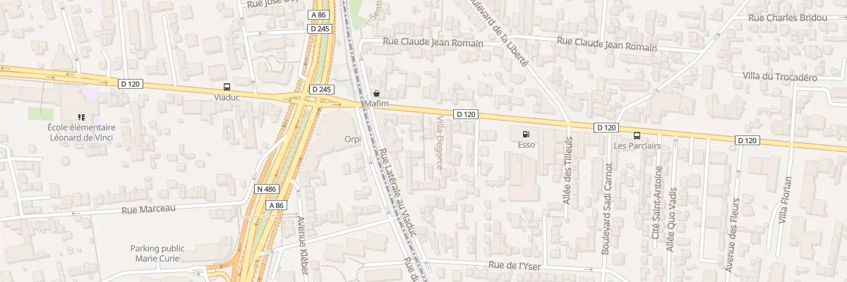Plan du 8B Av de Bry au Perreux-sur-Marne