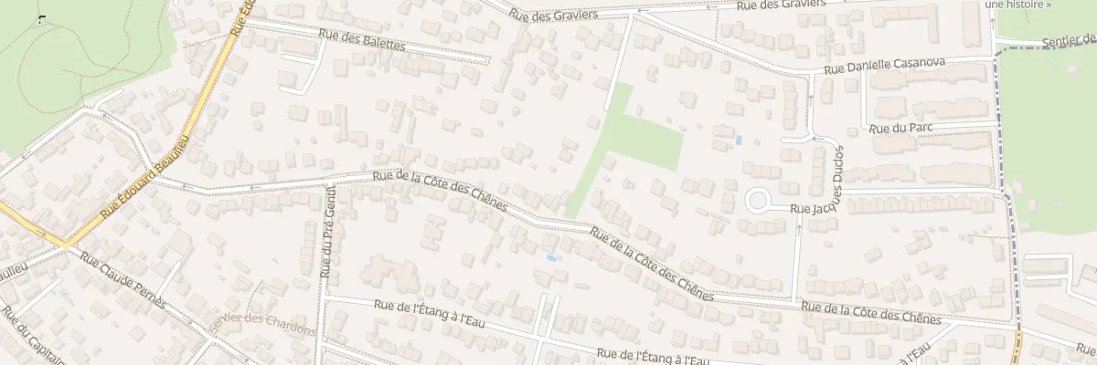 Plan du 69 Rue de la Côte des Chênes à Rosny-sous-Bois