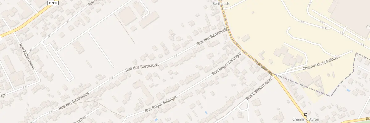 Plan du 156 Rue des Berthauds à Rosny-sous-Bois