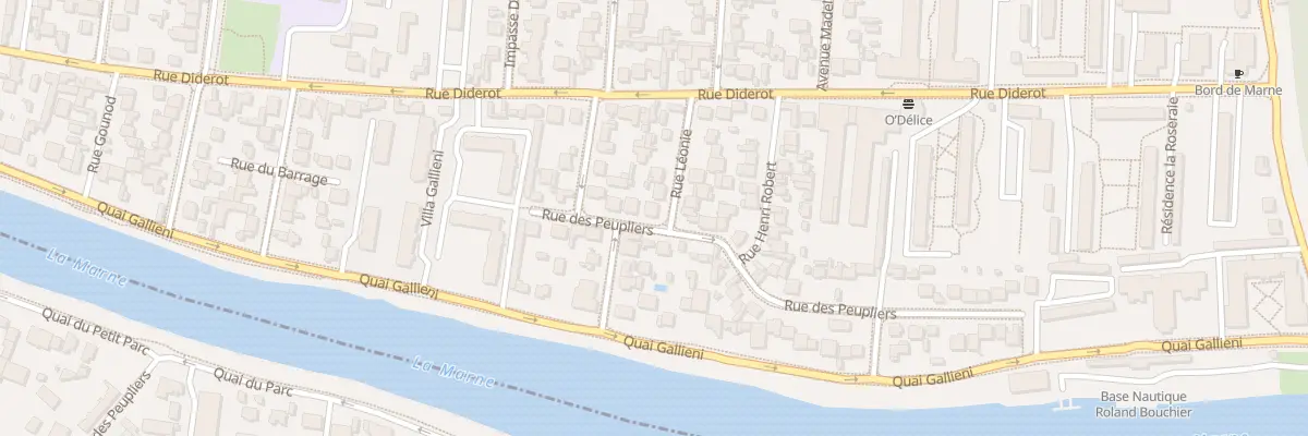 Plan du 11 Rue des Peupliers à Champigny-sur-Marne