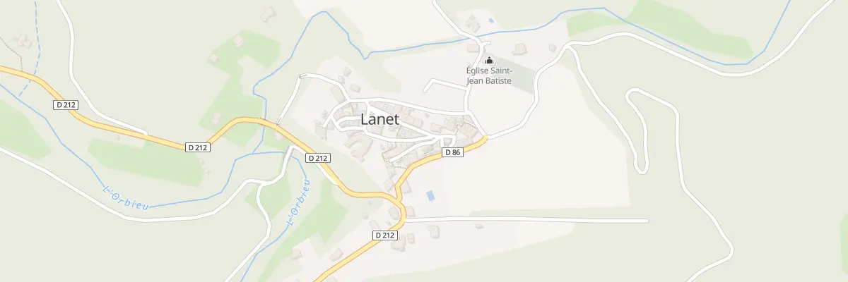 Plan du 40 Le Village à Lanet