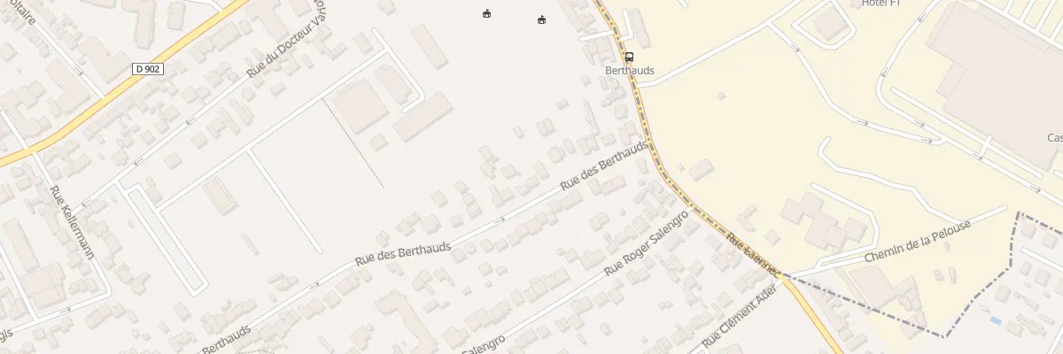Plan du 159 Rue des Berthauds à Rosny-sous-Bois