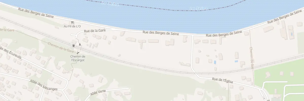Plan du 126 Rue des Berges de Seine au Coudray-Montceaux