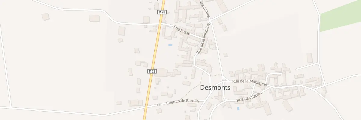 Plan du 7 Rte de Fontainebleau à Desmonts
