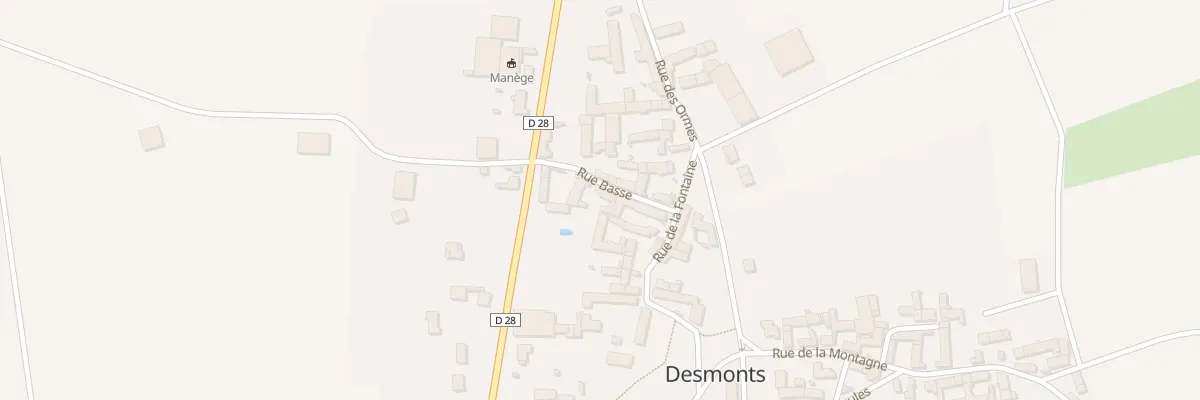 Plan du 4 Rue Basse à Desmonts