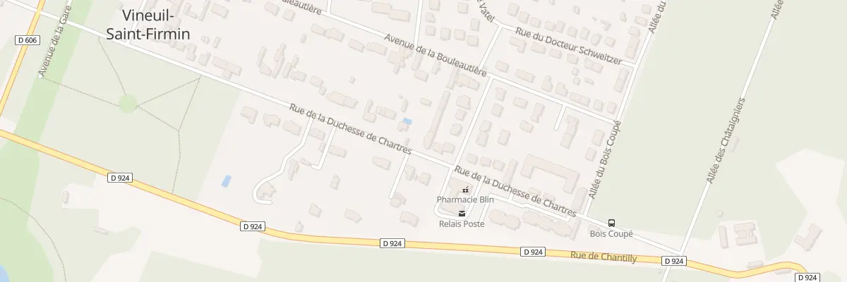 Plan du 25 Rue de la Duchesse de Chartres à Vineuil-Saint-Firmin