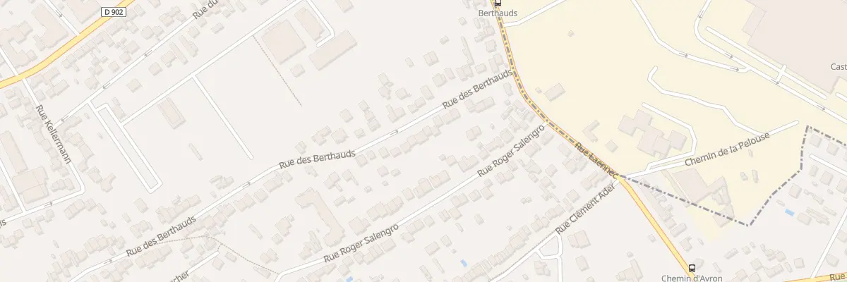Plan du 158 Rue des Berthauds à Rosny-sous-Bois