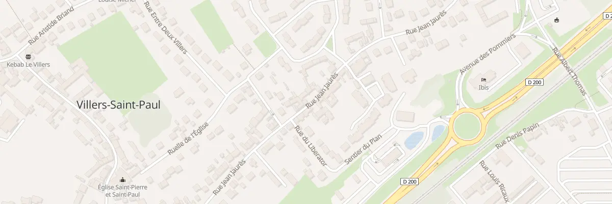 Plan du 55 Rue Jean Jaurès à Villers-Saint-Paul