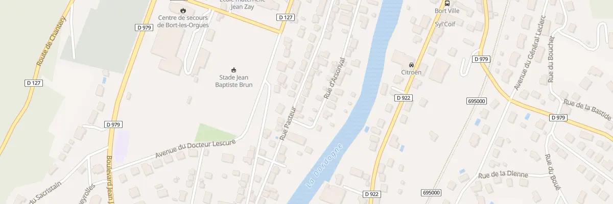 Plan du 363 Rue Pasteur à Bort-les-Orgues