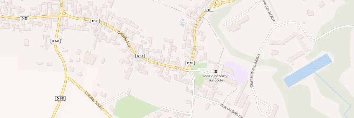 Plan du 2 Gr Gde Rue à Soisy-sur-École