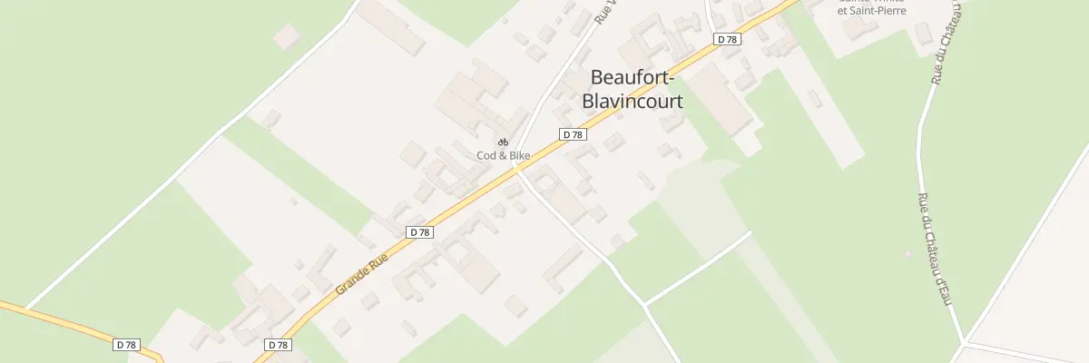 Plan du 391 Grande Rue à Beaufort-Blavincourt